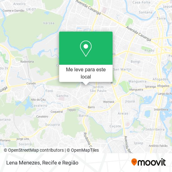 Lena Menezes mapa