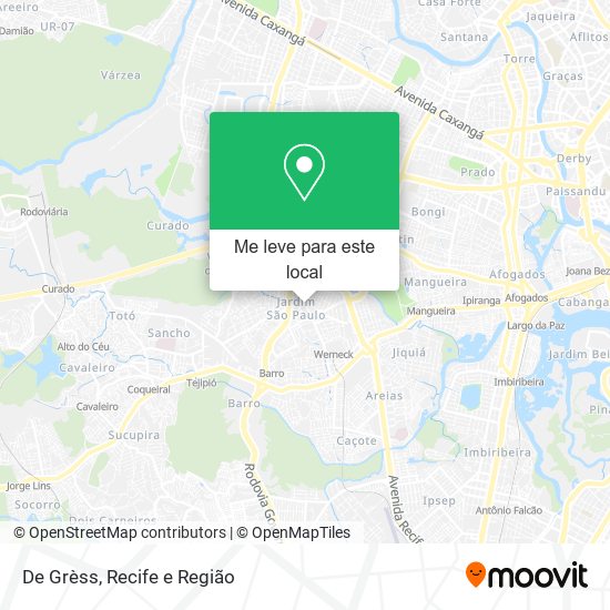 De Grèss mapa