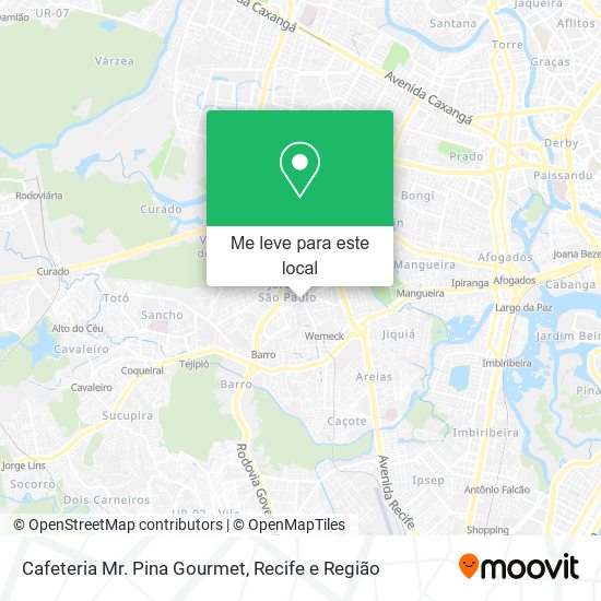 Cafeteria Mr. Pina Gourmet mapa