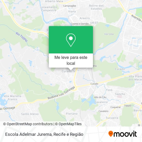 Escola Adelmar Jurema mapa