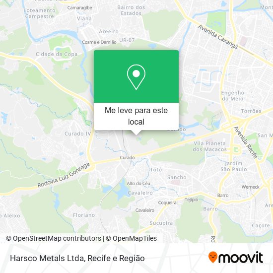 Harsco Metals Ltda mapa