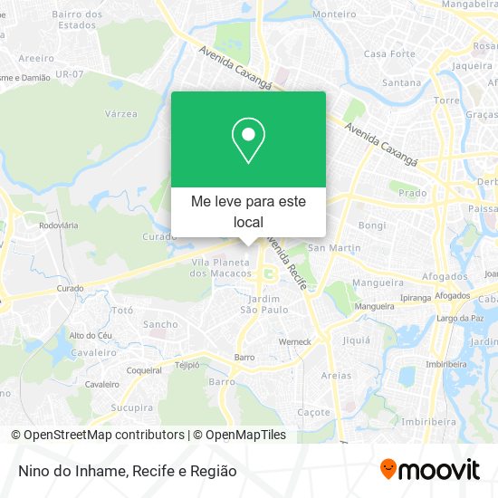 Nino do Inhame mapa