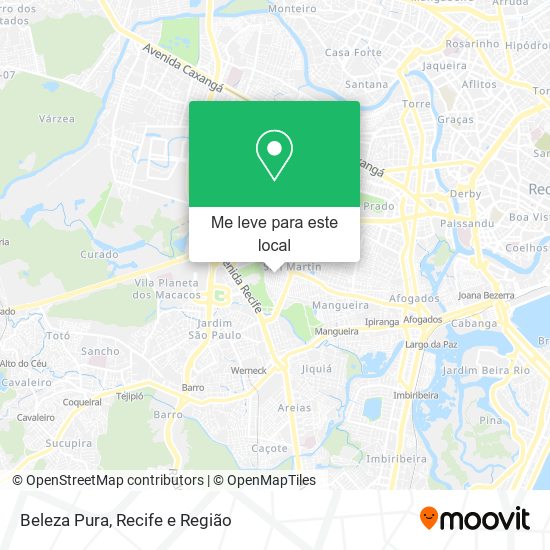 Beleza Pura mapa