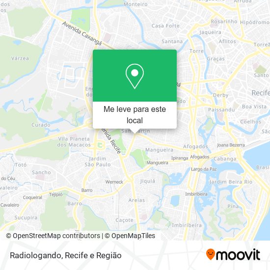 Radiologando mapa