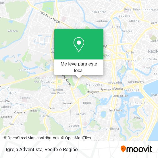 Igreja Adventista mapa
