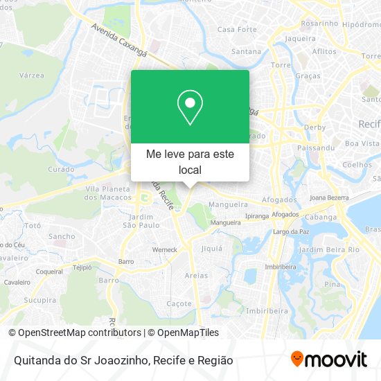 Quitanda do Sr Joaozinho mapa