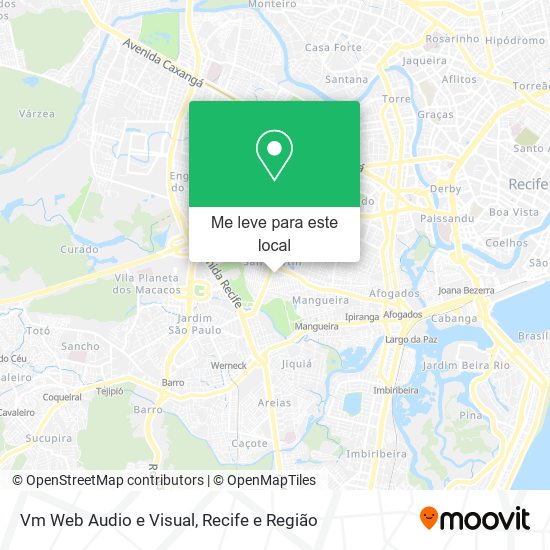 Vm Web Audio e Visual mapa