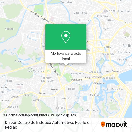Dispar Centro de Estetica Automotiva mapa