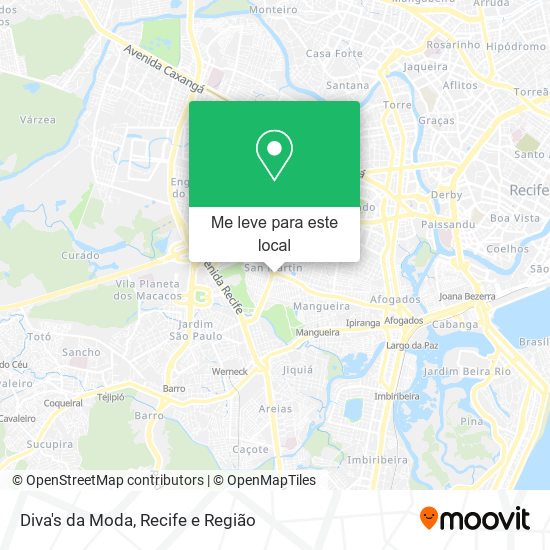 Diva's da Moda mapa