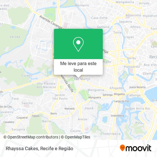 Rhayssa Cakes mapa