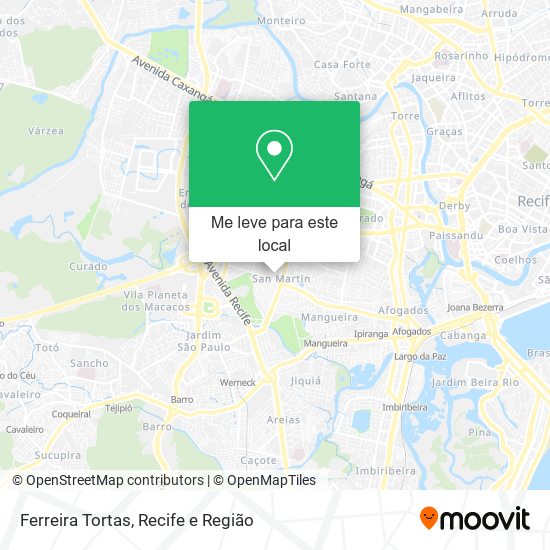 Ferreira Tortas mapa