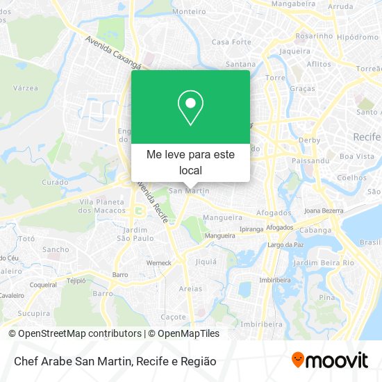 Chef Arabe San Martin mapa