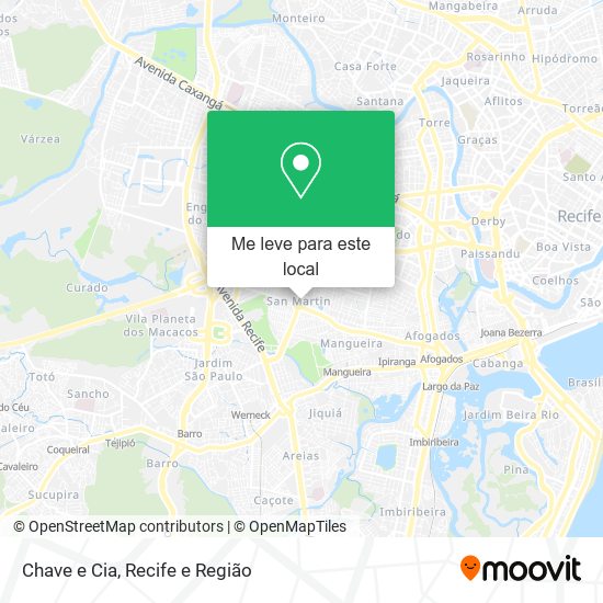 Chave e Cia mapa