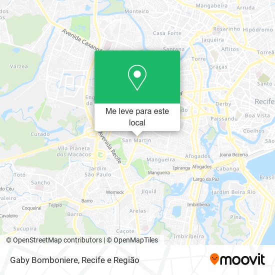 Gaby Bomboniere mapa