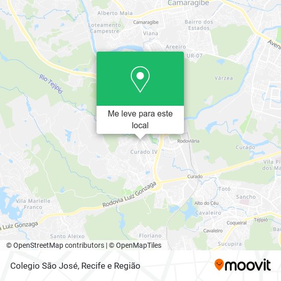 Colegio São José mapa