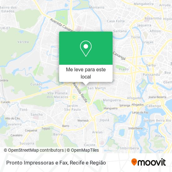 Pronto Impressoras e Fax mapa