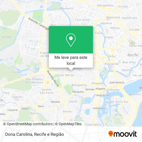 Dona Carolina mapa