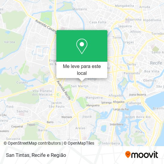 San Tintas mapa