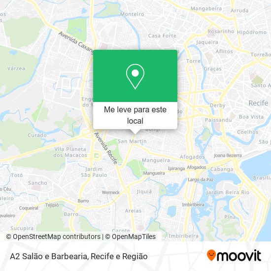 A2 Salão e Barbearia mapa