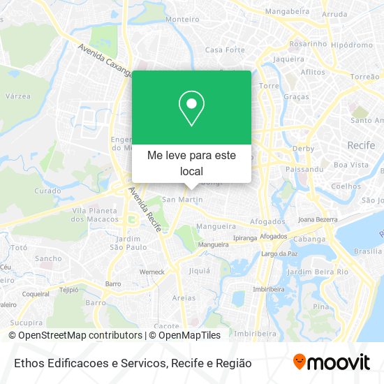 Ethos Edificacoes e Servicos mapa