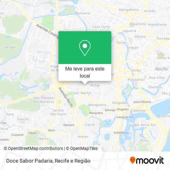 Doce Sabor Padaria mapa