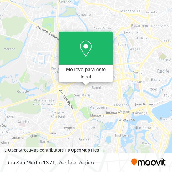 Rua San Martin 1371 mapa