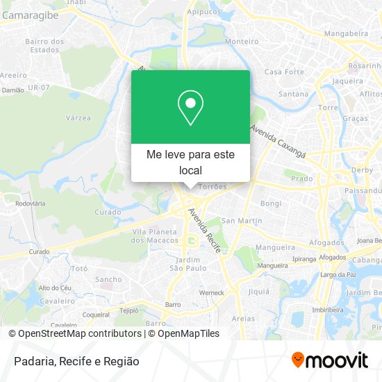 Padaria mapa