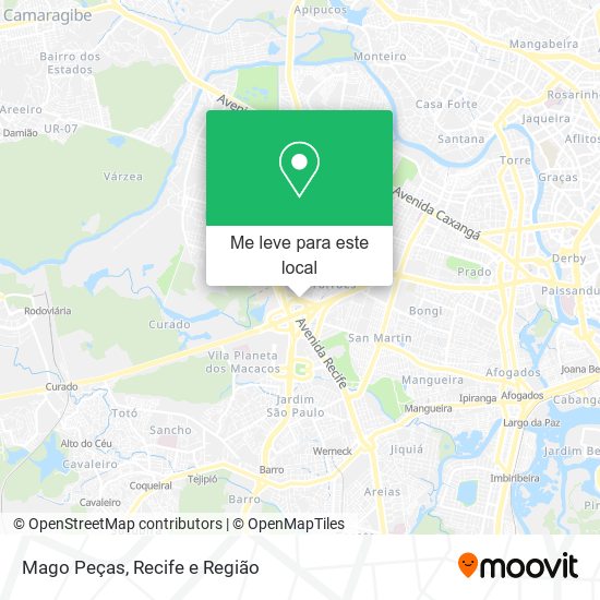 Mago Peças mapa