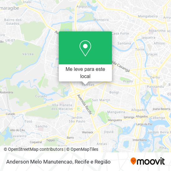Anderson Melo Manutencao mapa