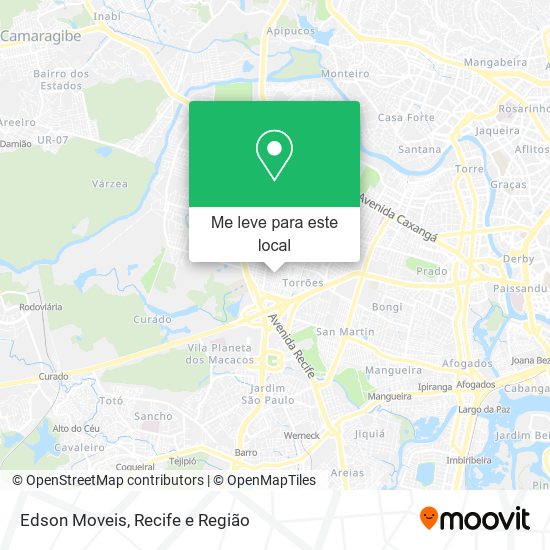 Edson Moveis mapa