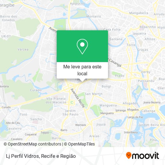 Lj Perfil Vidros mapa