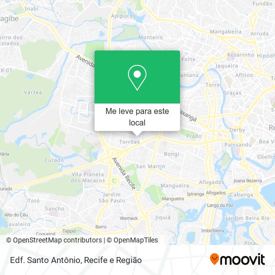 Edf. Santo Antônio mapa