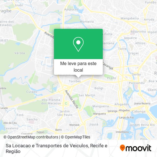 Sa Locacao e Transportes de Veiculos mapa