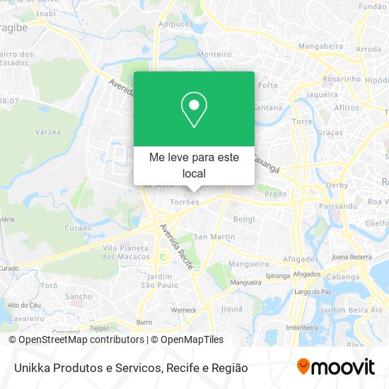 Unikka Produtos e Servicos mapa