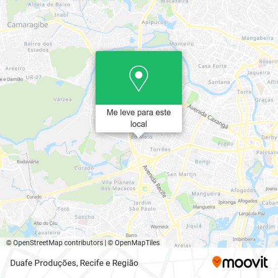 Duafe Produções mapa