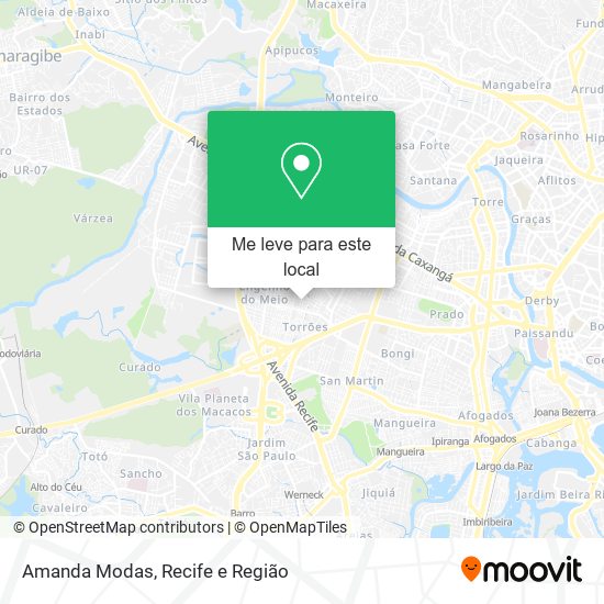 Amanda Modas mapa