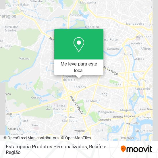 Estamparia Produtos Personalizados mapa