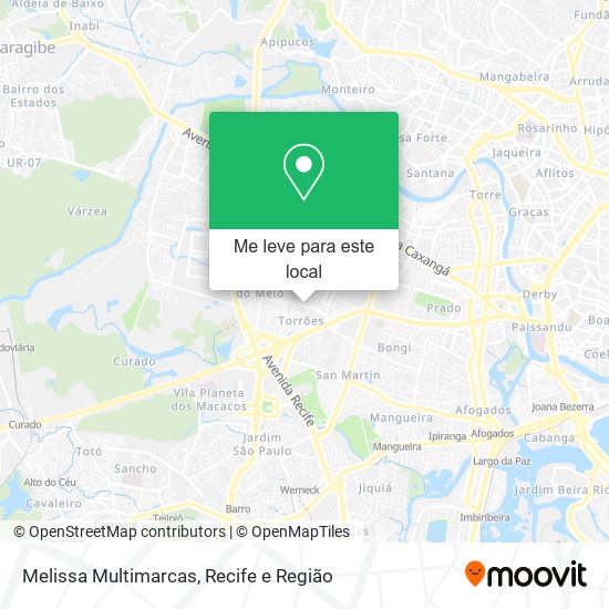 Melissa Multimarcas mapa