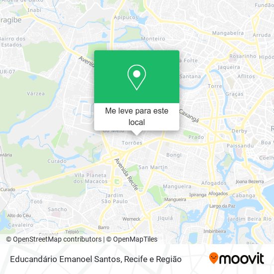 Educandário Emanoel Santos mapa