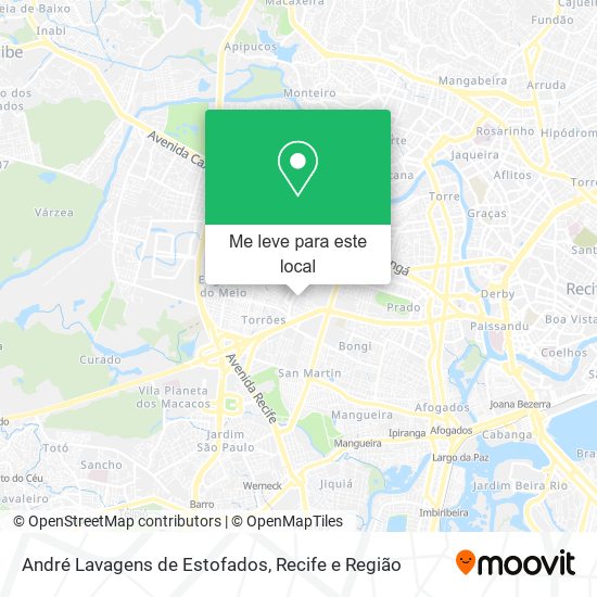 André Lavagens de Estofados mapa