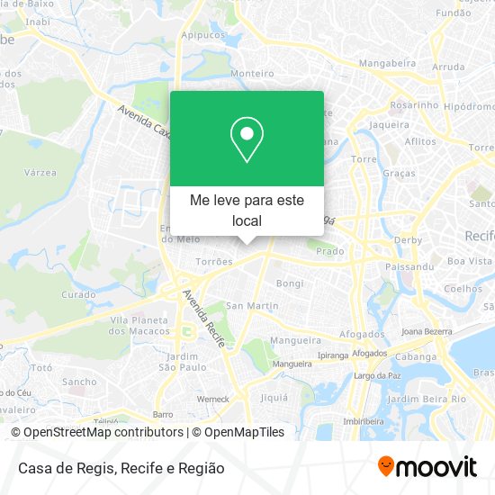 Casa de Regis mapa