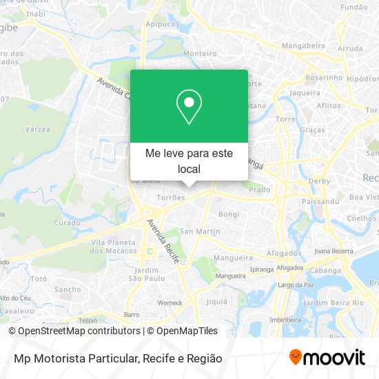 Mp Motorista Particular mapa