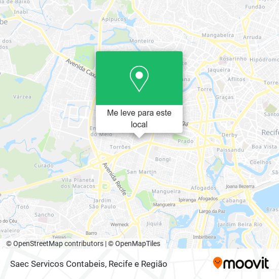 Saec Servicos Contabeis mapa