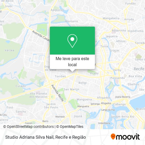 Studio Adriana Silva Nail mapa