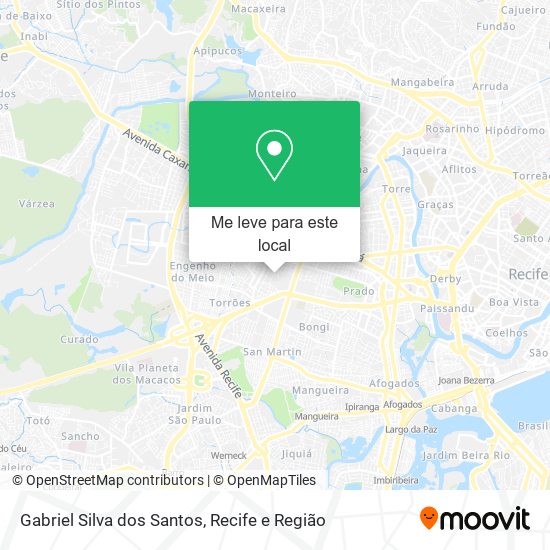 Gabriel Silva dos Santos mapa