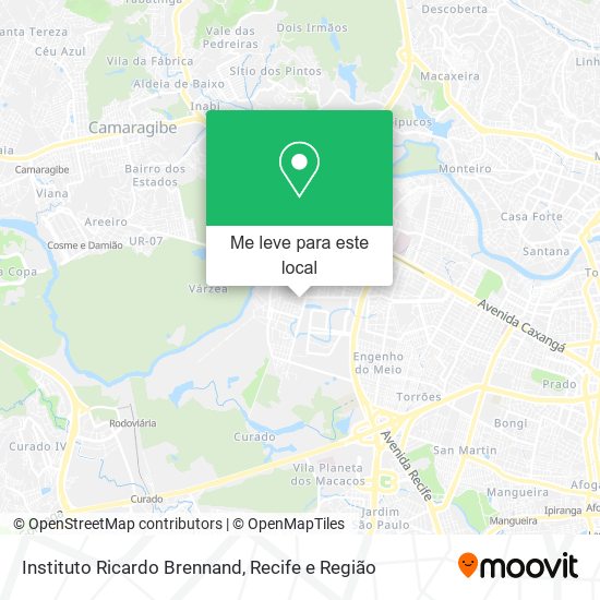 Instituto Ricardo Brennand mapa