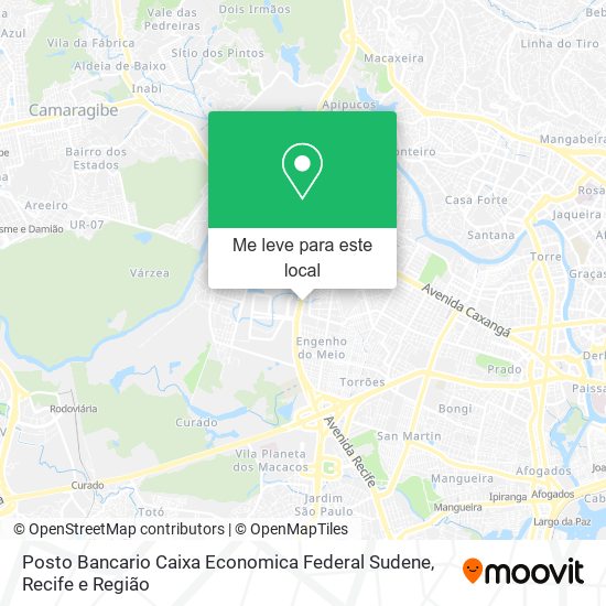 Posto Bancario Caixa Economica Federal Sudene mapa