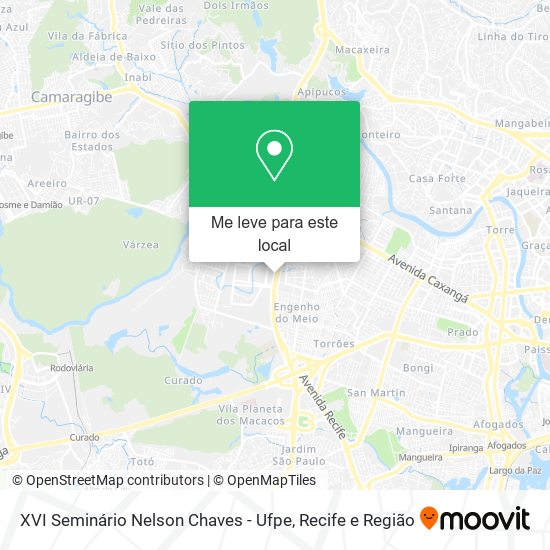 XVI Seminário Nelson Chaves - Ufpe mapa