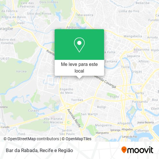 Bar da Rabada mapa