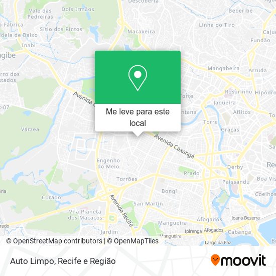 Auto Limpo mapa